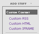 Custom Content